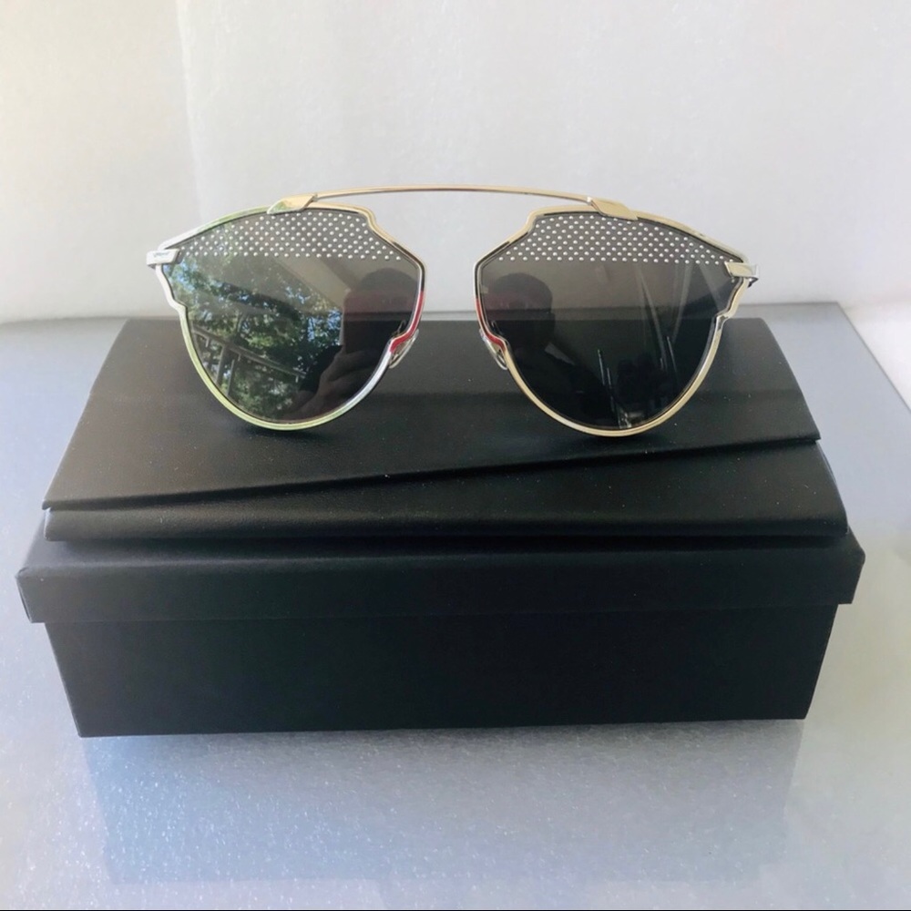 Christian Dior So Real Aviator Sunglasses